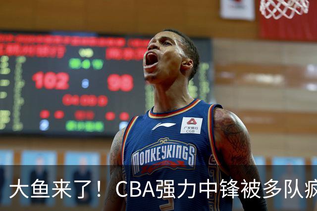 大鱼来了！CBA强力中锋被多队疯抢，或加盟广东队驰援杜锋？